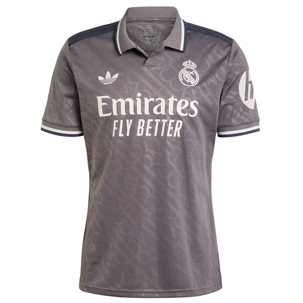 Tailandia Camiseta Real Madrid 3ª 2024-2025 Gris